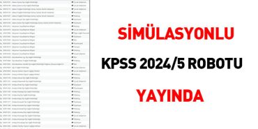 Simülasyonlu-robotu yayında